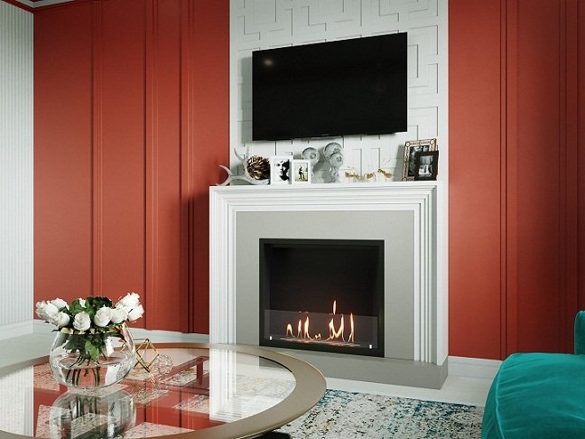 Встроенный биокамин Lux Fire Кабинет 530 SВБКК-530S