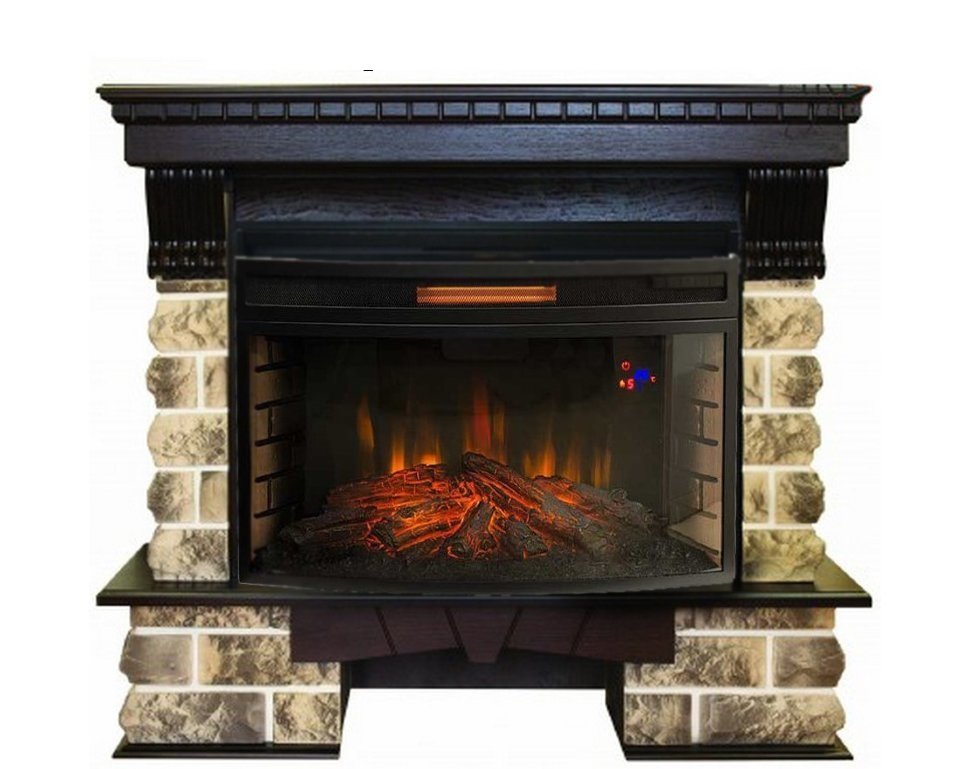 Каминокомплект RealFlame Kansas 33 AO с очагом Firespace 33W S IR