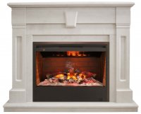 Каминокомплект RealFlame Kellie 25,5/26 WT с очагом 3D Helios 26