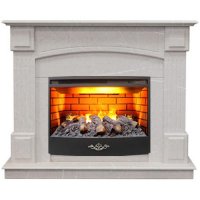 Каминокомплект RealFlame Carolina Marble 24/25.5 WT-714 с очагом FireStar 25.5 3D