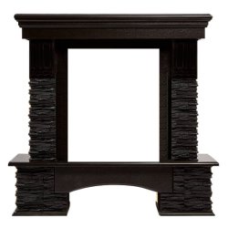 Портал Firelight Pietra Nuovo Classic сланец чёрный/шпон венге