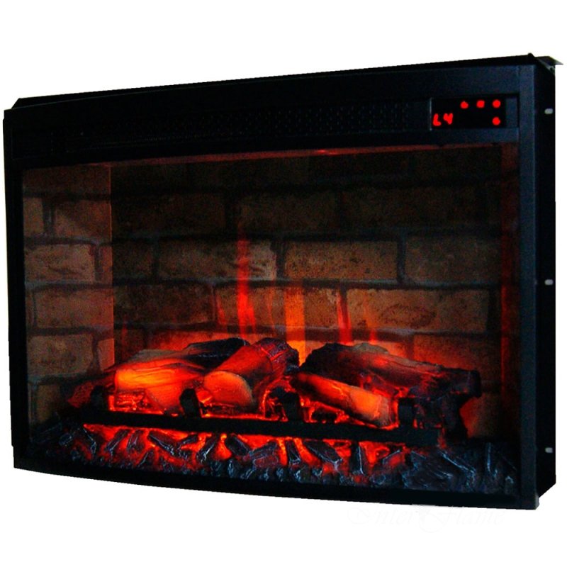 Каминокомплект Interflame Экстер сланец темный дуб с очагом Panoramic 25-30 LED FX 3D