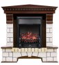Каминокомплект Royal Flame Pierre Luxe угловой с очагом Fobos FX Black