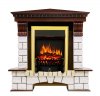 Каминокомплект Royal Flame Pierre Luxe угловой с очагом Fobos FX Brass