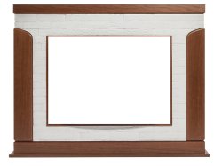 Портал Firelight Prestigio 30 камень белый/шпон дуб