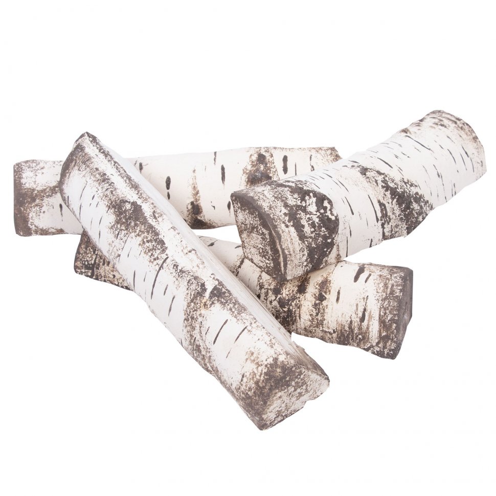 Тумба с биокамином Firelight BFP/P-1400V графит+набор керамических дров береза