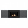 Тумба с биокамином Firelight BFP/P-1400V графит+набор керамических дров береза