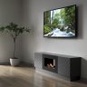 Тумба с биокамином Firelight BFP/P-1400V графит+набор керамических дров береза