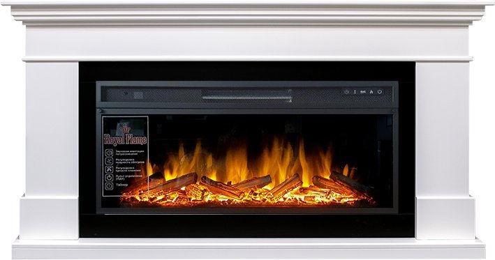 Каминокомплект Royal Flame California с очагом Vision 42 LOG LED белый