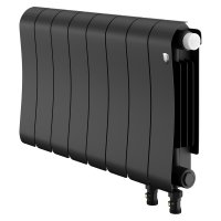 Биметаллический радиатор отопления Royal Thermo Infinity 300 Noir Sable VR80 8 секций
