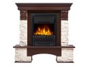 Каминокомплект Firelight Pietra Classic с очагом Electrolux EFP/P-1020LS сланец белый/шпон темный дуб