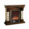 Каминокомплект Interflame Мартин темный дуб с очагом Fobos FX M Brass