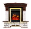 Каминокомплект Royal Flame Pierre Luxe угловой с очагом Majestic FX Brass