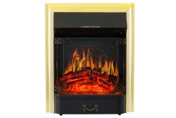 Каминокомплект Royal Flame Pierre Luxe угловой с очагом Majestic FX Brass