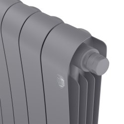 Биметаллический радиатор отопления Royal Thermo Infinity 500 VR80 8 секций Silver Satin