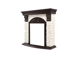 Портал Firelight Torre Classic сланец белый/шпон венге