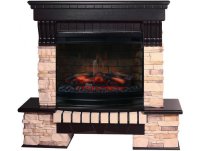 Каминокомплект Interflame Экстер Альпина венге с очагом Panoramic 25-30 LED FX 3D