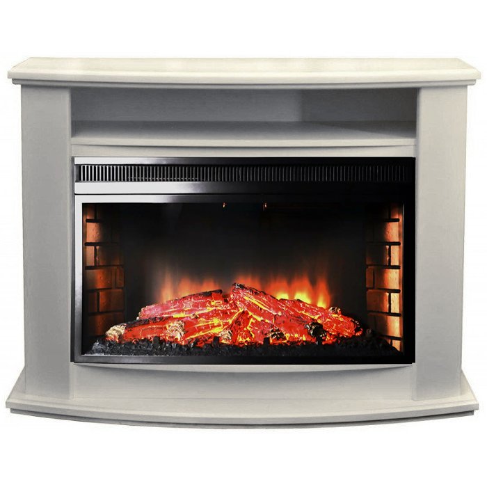 Каминокомплект Interflame Мельбурн с очагом Panoramic 33W LED FX белый