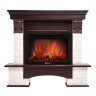 Каминокомплект Firelight Forte Forte 25S с очагом Electrolux EFP/P-2520LS камень белый/шпон темный дуб