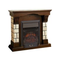 Каминокомплект Interflame Мартин темный дуб с очагом Majestic FX M Black