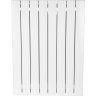 Биметаллический радиатор отопления Rifar Supremo 800 боковое подключение 10 секций белый RAL 9016