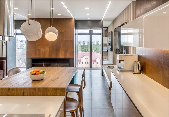 Встроенный биокамин Lux Fire Кабинет 1710 М ВБКК-1710М