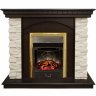 Каминокомплект RealFlame Elford STD/EUG/25'5/HL AO с очагом Majestic s Lux Black/Brass