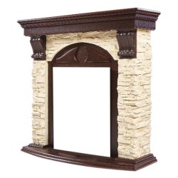 Портал Firelight Torre Classic сланец слоновая кость/шпон темный дуб