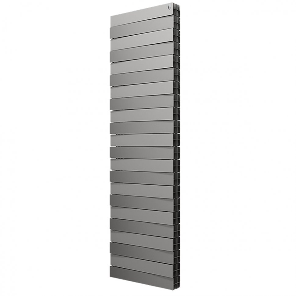 Биметаллический вертикальный радиатор Royal Thermo Piano Forte Tower Silver Satin 18 секций