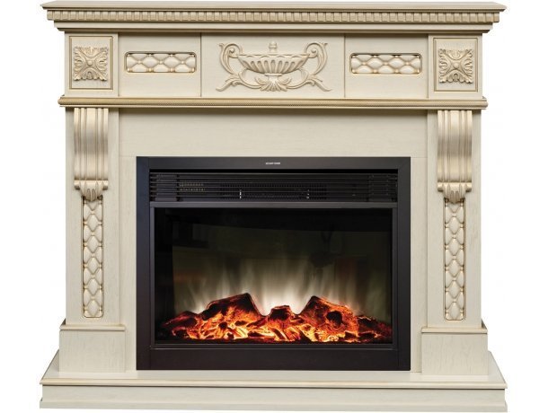 Каминокомплект RealFlame Corsica Lux 25,5 с очагом MoonBlaze S LUX Black