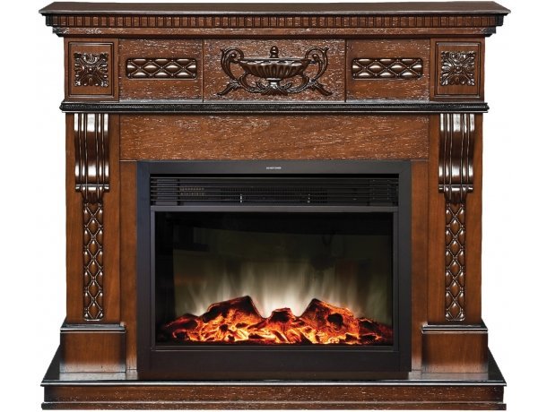 Каминокомплект RealFlame Corsica Lux 25,5 с очагом MoonBlaze S LUX Black
