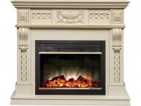 Каминокомплект RealFlame Corsica Lux 25,5 с очагом MoonBlaze S LUX Brass