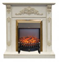 Каминокомплект RealFlame Anita corner STD/EUG WTG с очагом Fobos Lux Brass S
