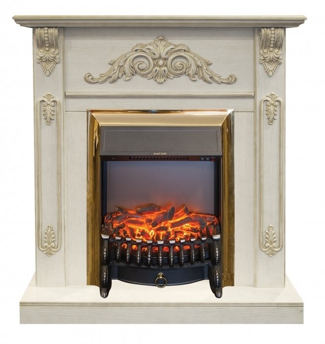 Каминокомплект RealFlame Anita corner STD/EUG WTG с очагом Fobos Lux Brass S