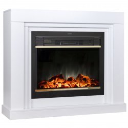 Каминокомплект RealFlame Stanley 26 WT с очагом MoonBlaze BR Lux Brass