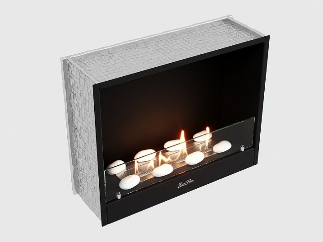 Встроенный портальный биокамин Lux Fire Фаер Бокс 1 33 ПБ-ФБ-1-33