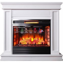 Каминокомплект Interflame Стаффорд с очагом Panoramic 25 LED FX белый