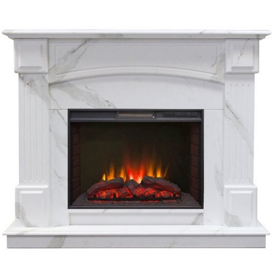 Каминокомплект RealFlame Carolina 25.5/24 WT F512 c очагом Sparta LED