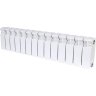 Биметаллический радиатор отопления Rifar Base 200 боковое подключение 14 секций белый RAL 9016
