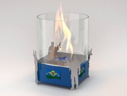 Настольный биокамин Lux Fire ВДВ М