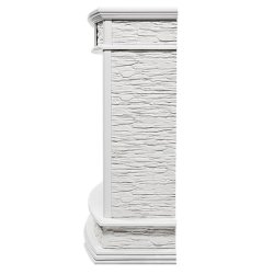 Каминокомплект Firelight Scala 25 с очагом Electrolux EFP/P-2520LS сланец скалистый белый/шпон белый дуб