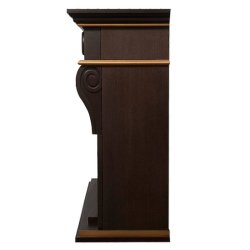 Портал Firelight Vittoriano 30 темный дуб с золотой патиной