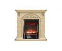 Каминокомплект Interflame Берн сланец с очагом Fobos FX M Brass