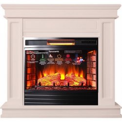 Каминокомплект Interflame Стаффорд с очагом Panoramic 25 LED FX бежевый