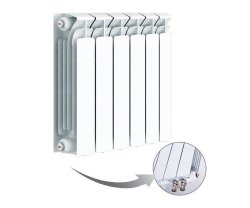 Биметаллический радиатор отопления RIFAR BASE VENTIL L 350 x6