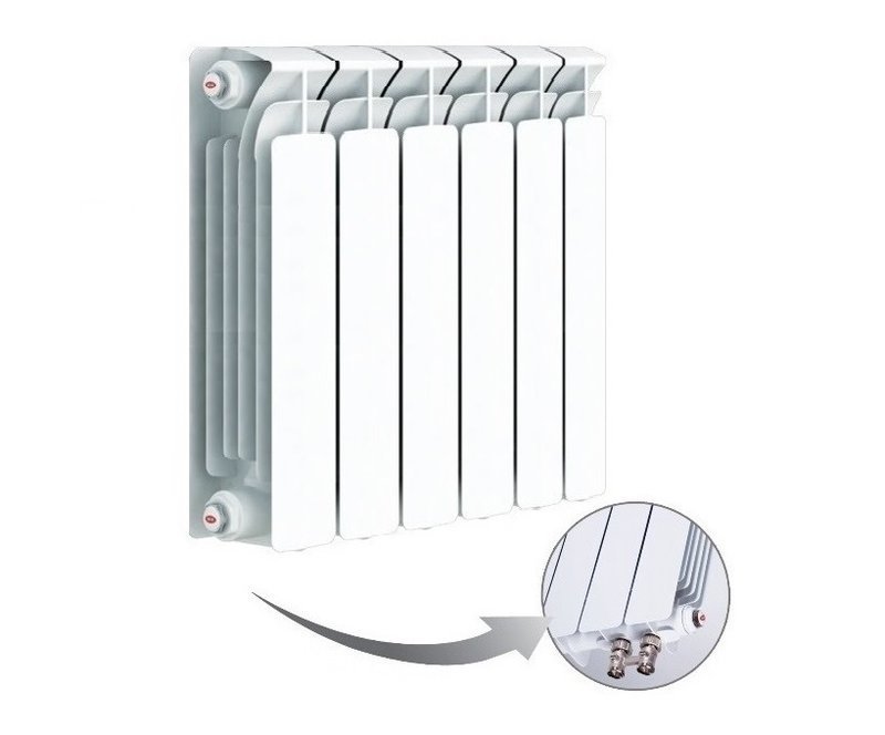 Биметаллический радиатор отопления RIFAR BASE VENTIL L 350 x6