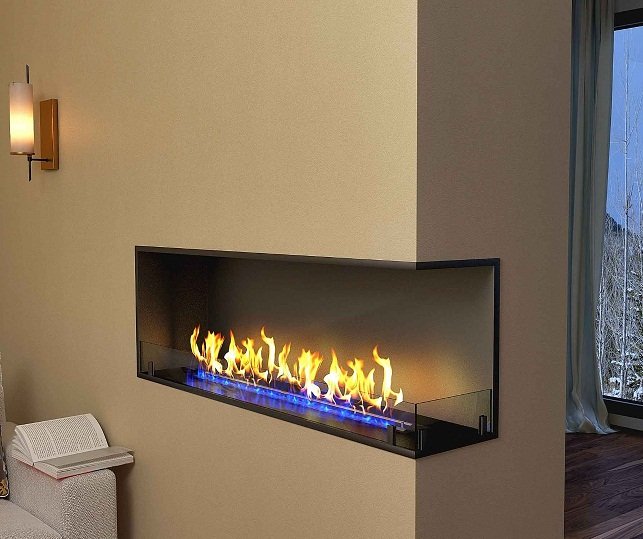 Биокамин угловой Zefire Standart 1100