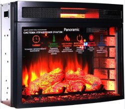 Каминокомплект Interflame Экстер средний дуб с очагом Panoramic 06 25 LED FX QZ