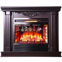 Каминокомплект Interflame Джениус с очагом Panoramic 25 LED FX темный дуб