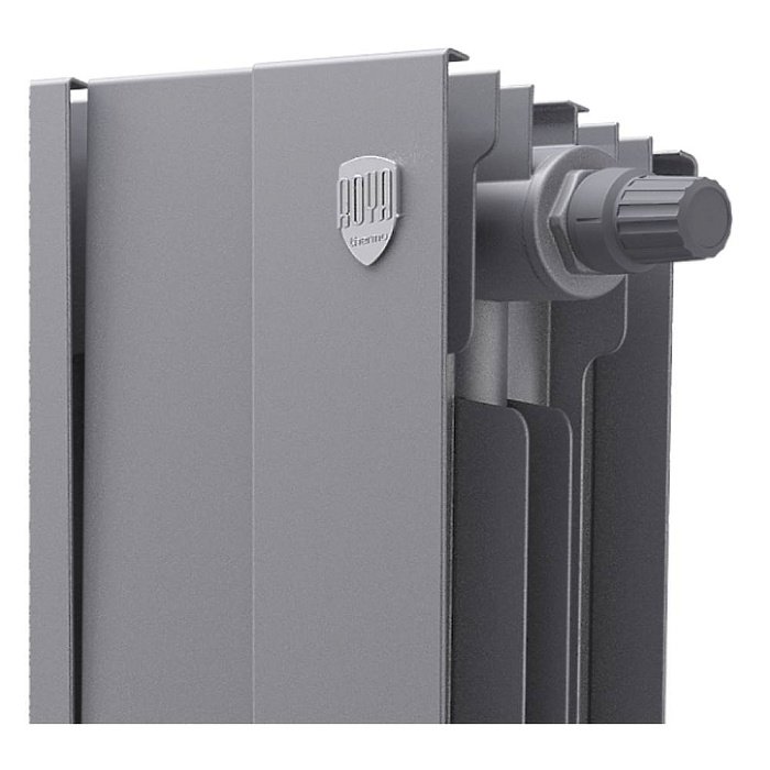 Биметаллический радиатор отопления Royal Thermo PianoForte 500 VDR80 12 секций Silver Satin